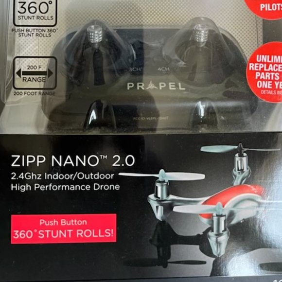 Zipp Nano 2.0 Indoor/Outdoor Drone - NIB - Picture 4 of 7